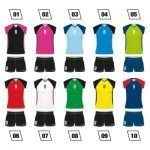 Women Volleyball Uniform Colo Glaze Colours