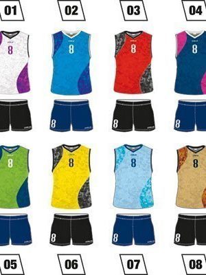 Women Volleyball Uniform Colo Glimmer Colours