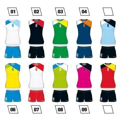 Women Volleyball Uniform Colo Mika Colours