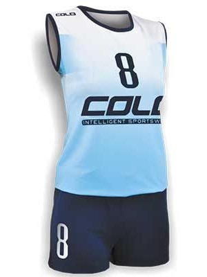 Women Volleyball Uniform COLO Sky