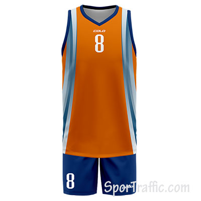 Basketball Uniform COLO Batch 06 Orange