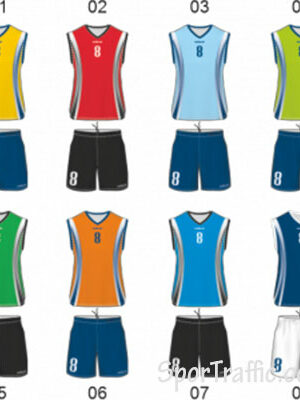 Basketball Uniform COLO Batch Colors