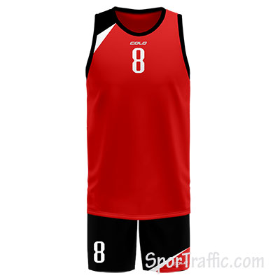 Basketball Uniform COLO King 04 Red