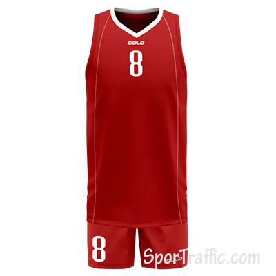 Basketball Uniform COLO Profi 05 Red