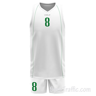Basketball Uniform COLO Profi 08 White