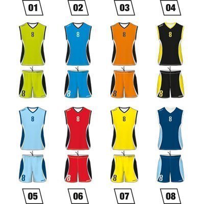 Basketball Uniform Colo Jump Colours