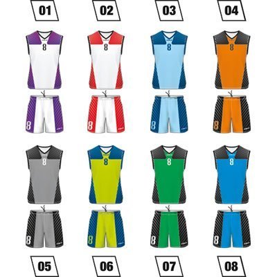 Basketball Uniform Colo Progress Colours
