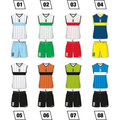 COLO Vane Basketball Uniform - Set of Jerseys & Shorts