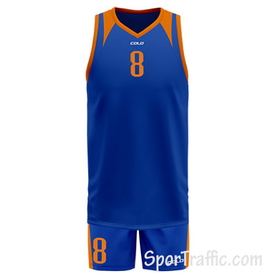 COLO Vane Basketball Uniform 01 Blue