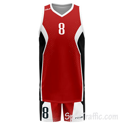 COLO Venture Basketball Uniform 05 Red