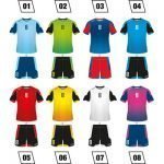 Handball Uniform Colo Drop Colours
