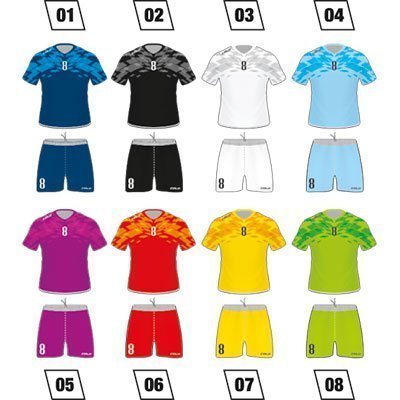 Handball Uniform Colo Glacier Colours
