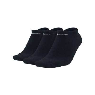 Low Cut Nike 3PPK Lightweight Quarter Black Socks - 3 Pairs