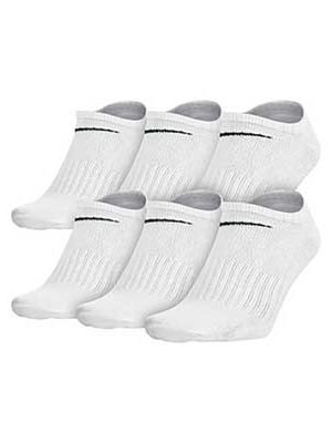 Trumpos Baltos Kojinės Nike 6PPK Non-Cushion No Snow