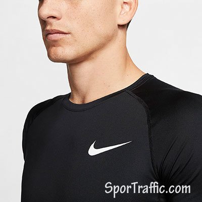 NIKE Pro top men's tight-fit short-sleeve BV5631-010 cool