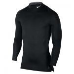 Nike Pro Cool Compression Mock Long Sleeve T-Shirt Black