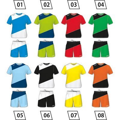 Soccer Uniform Colo Balance Colours
