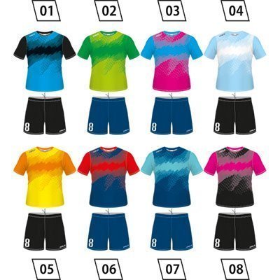 Futbolo Aprangos COLO Blast spalvos ir dizainas