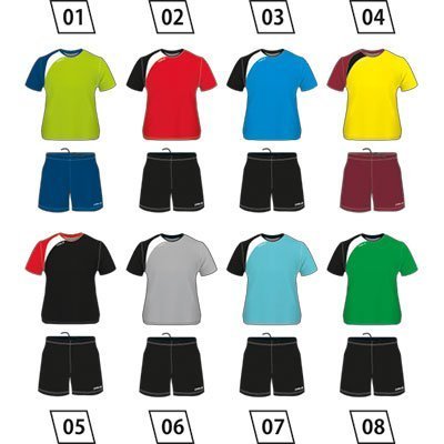 Soccer Uniform Colo Bravo Colours