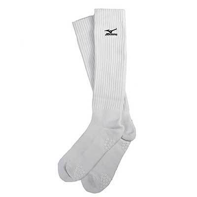 2 Pack White-Knee High Details about   Mizuno Volleyball Socks 