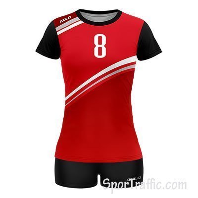 Women Volleyball Uniform COLO Atomica 02 Red