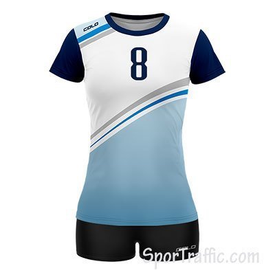 Women Volleyball Uniform COLO Atomica 06 Light Blue