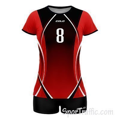 Women Volleyball Uniform COLO Dalia 02 Red