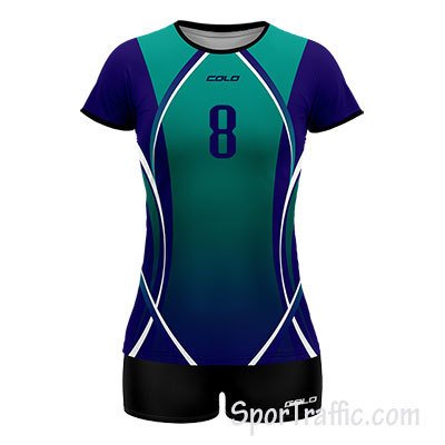 Women Volleyball Uniform COLO Dalia 08 Light Blue