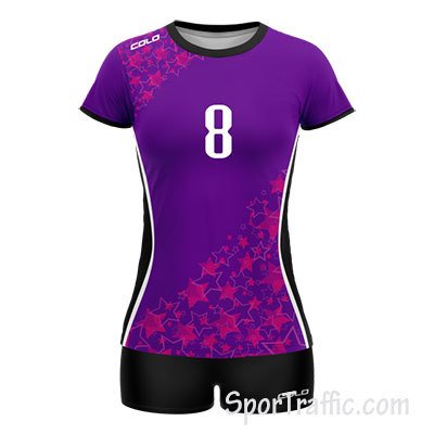 Women Volleyball Uniform COLO Star 01 Purple
