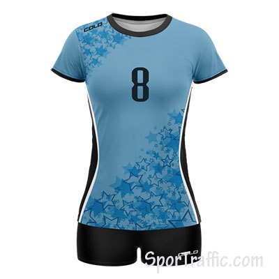 Women Volleyball Uniform COLO Star 06 Light Blue