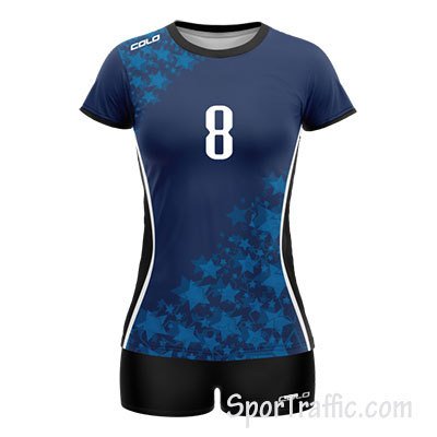 Women Volleyball Uniform COLO Star 08 Blue