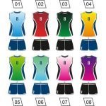 Women Volleyball Uniform Colo Veroni Colours