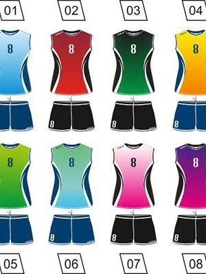 Women Volleyball Uniform Colo Veroni Colours