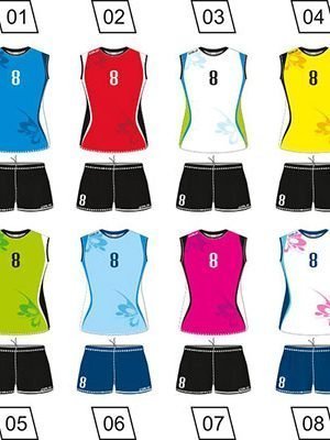 Women Volleyball Uniform Colo Wings Colours