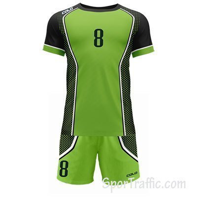 Men Volleyball Uniform COLO Spotty 05 Green