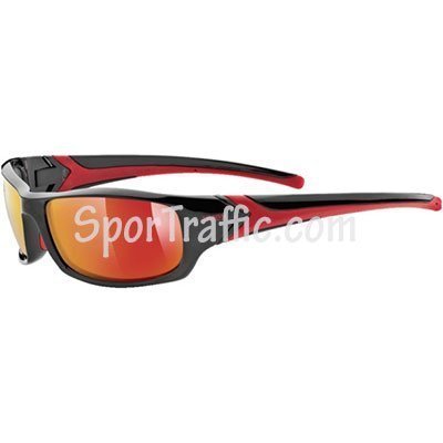 Sunglasses UVEX Sportstyle 211 Black Red