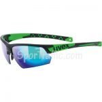 Sunglasses UVEX Sportstyle 224 Black Mat Green