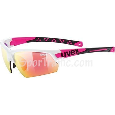 Sunglasses UVEX Sportstyle 224 White Pink