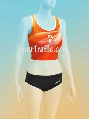 Women Beach Volleyball Uniform COLO Aurora Orange
