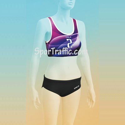 Women Beach Volleyball Uniform COLO Aurora Purple