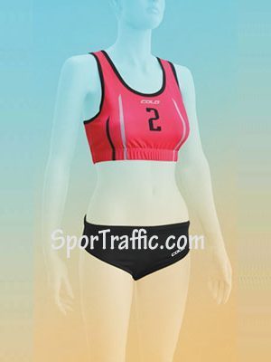 Women Beach Volleyball Uniform COLO Veni Red