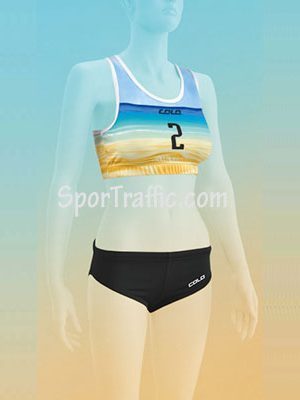 Women Beach Volleyball Uniform COLO View