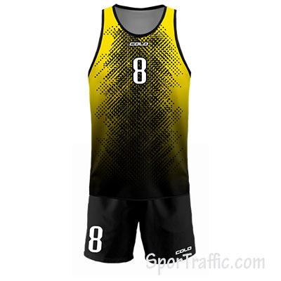 Men Beach Volleyball Uniform COLO Bay 006 Yellow
