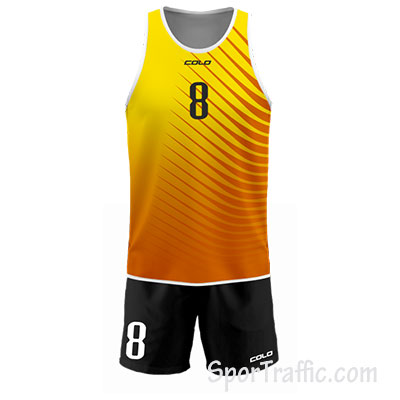Men Beach Volleyball Uniform COLO Blizzard 003 Yellow