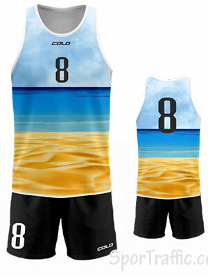 Men Beach Volleyball Uniform COLO Flash