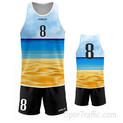 Men Beach Volleyball Uniform COLO Flash