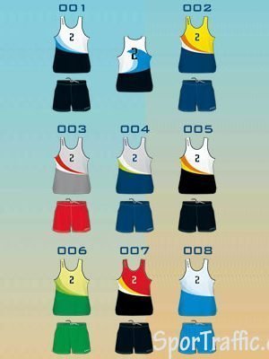 Men Beach Volleyball Uniform COLO Fregate Colours