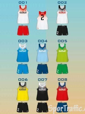 Men Beach Volleyball Uniform COLO Timor Colours