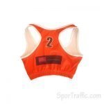 Women Beach Volleyball Top Credit 24 Red Number 2
