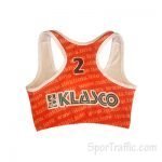 Women Beach Volleyball Top Credit 24 Red Volley Number 2